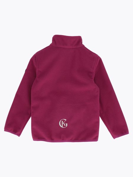 Gullkorn design,  Clover vindfleecejakke dyp rosa