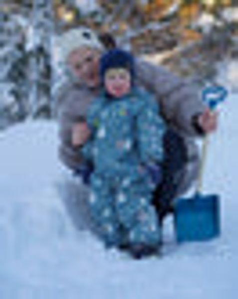 Kattnakken , parkdress baby snø hav