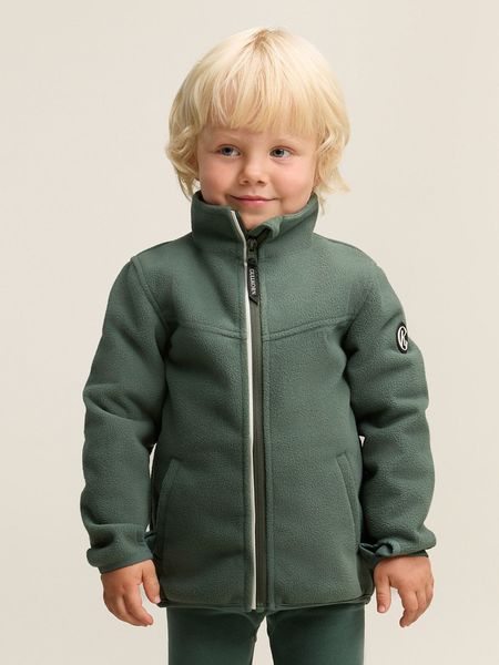 Gullkorn design,  Clover vindfleecejakke dyp grønn